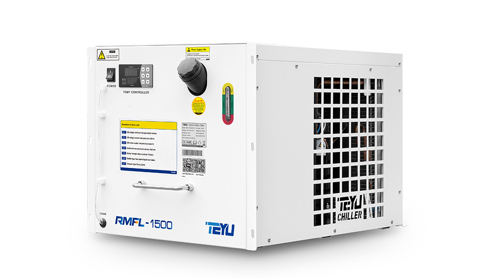 Rack Mount Chiller RMFL-1500 fun 1500W Afọwọṣe Cutter Cutter Cleaner