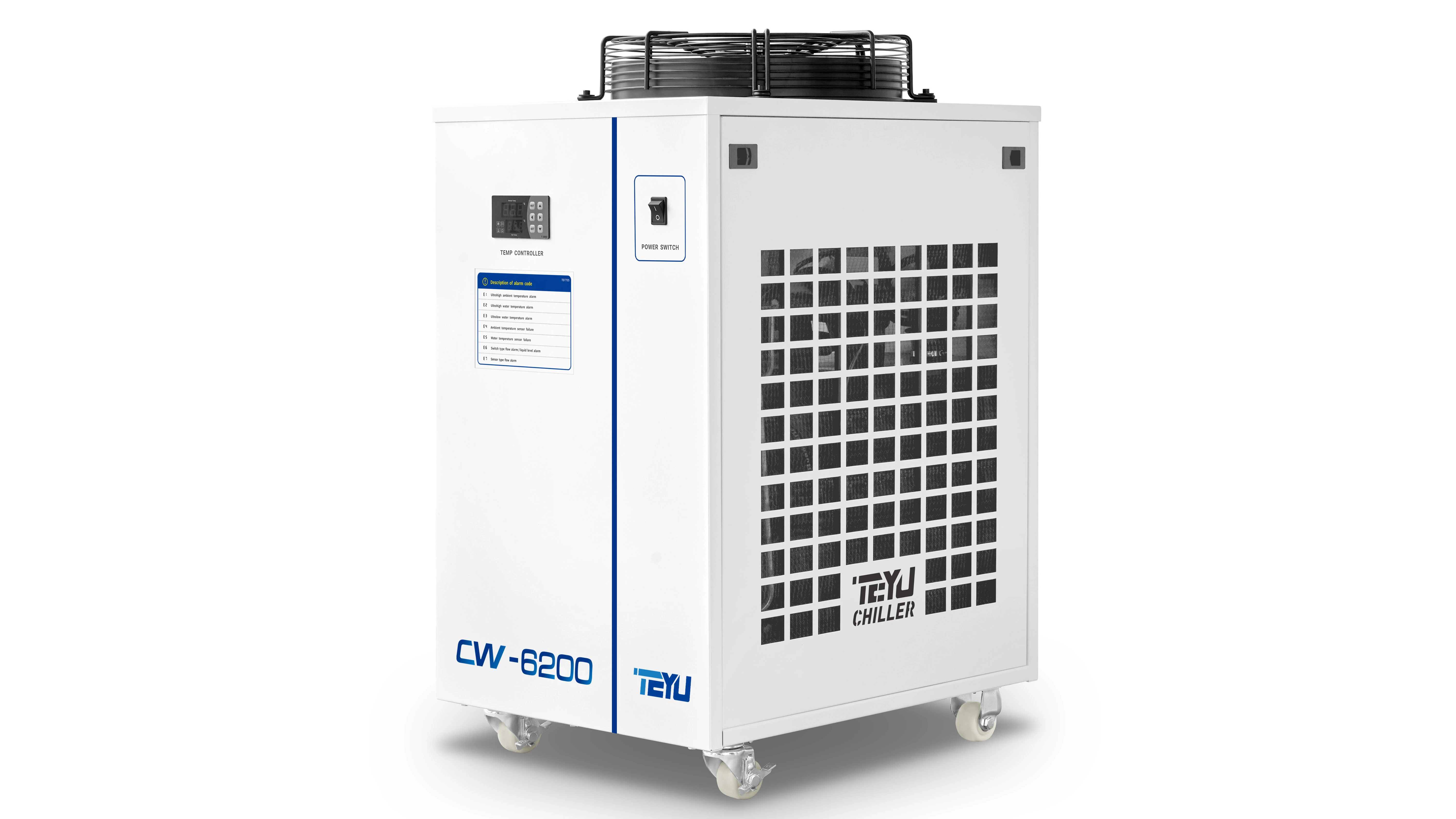 Vai chiller cw-6200 mo alamanuia, fomai, auiliiliga ma fale suesue ma le fale suesue