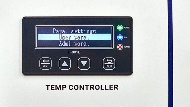 6U Rack Mount Chiller RMUP-500 Digital tembiricha controller