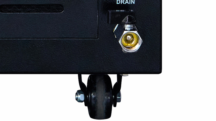 Water Chiller CW-6200ANRTY Caster wheels for easy mobility