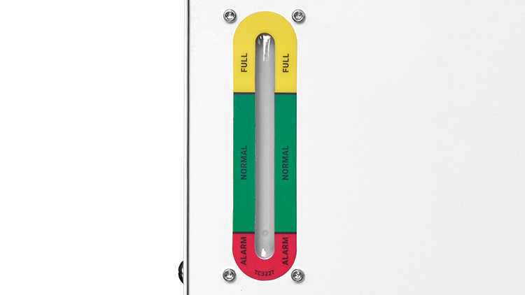 Indicador del nivell d'aigua fàcil de llegir