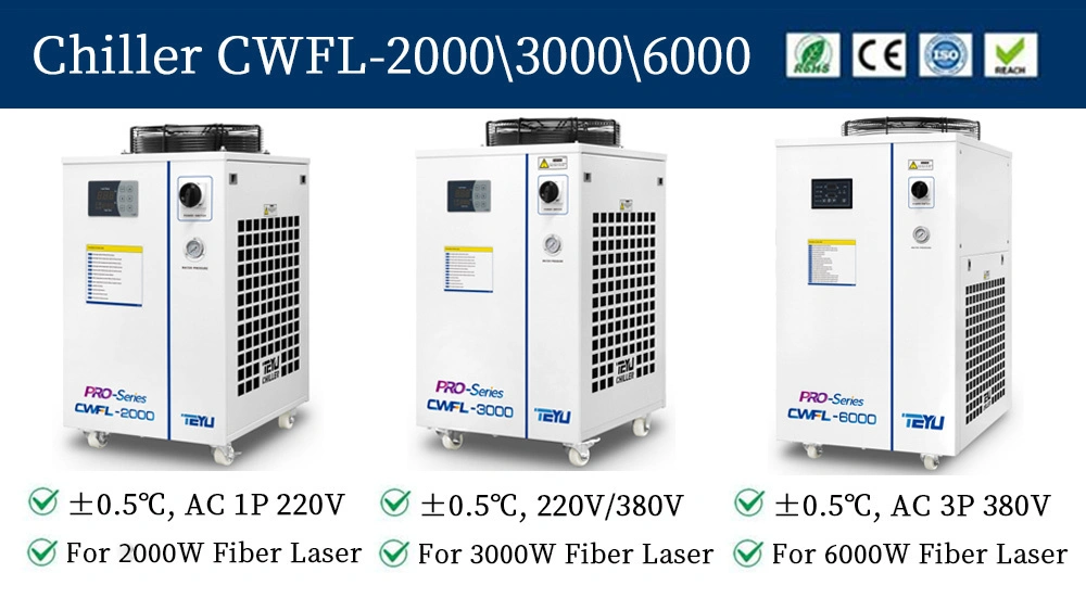 د لیزر چیلر CWFL-2000 3000 6000 د 2000W 3000W 6000W فایبر لیزر کټر ویلډر لپاره 1