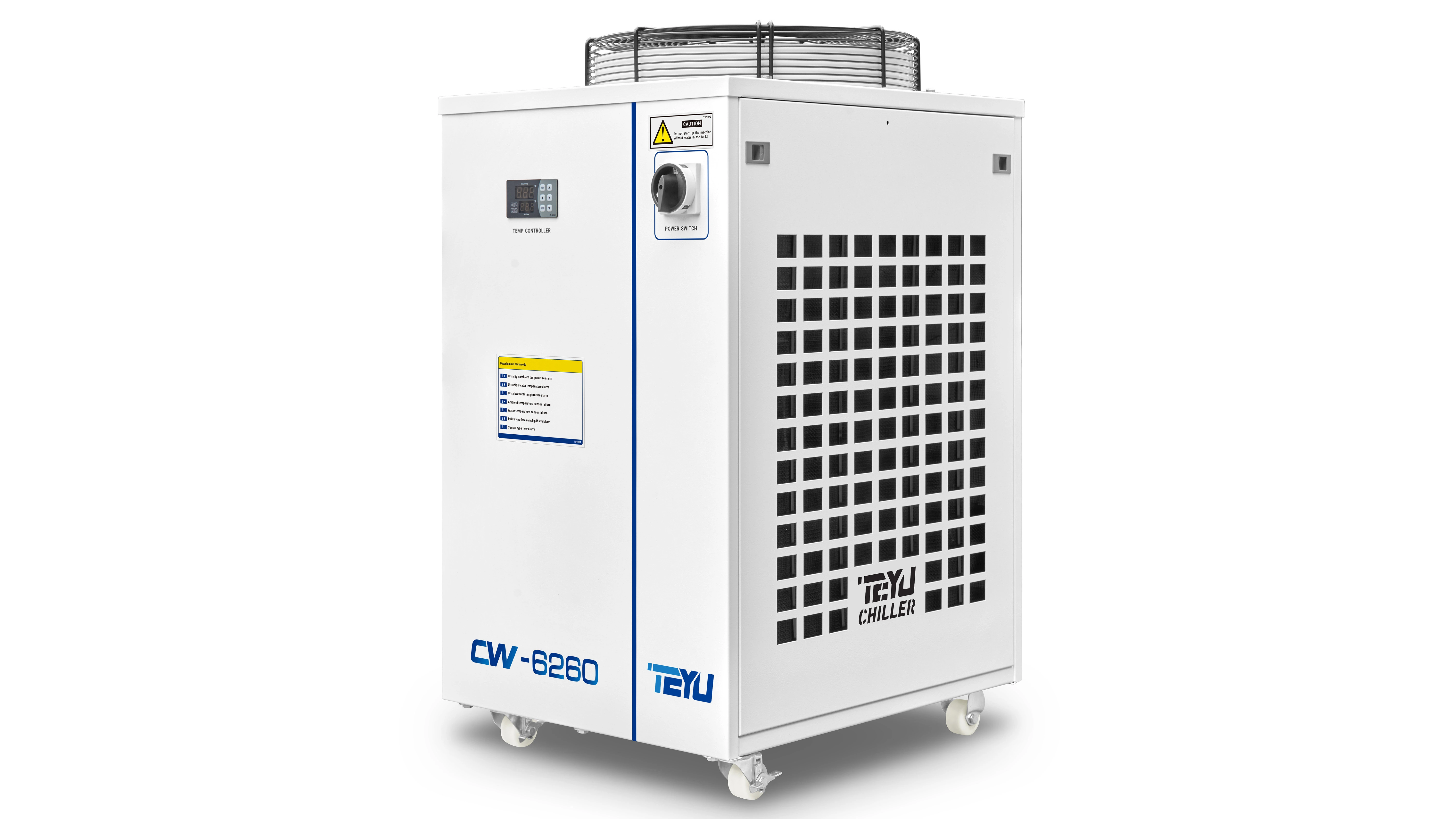 Alamanuia faagaoioiga o le vai malulu cw-6260 9kw comping gafatia ± 0.5 ℃ ℃