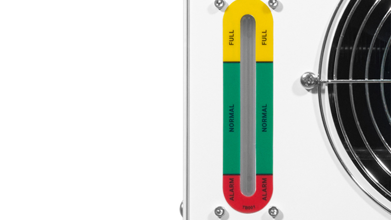 Mali industrijski hladnjak CWUP-10 Lako čitljiv indikator razine vode