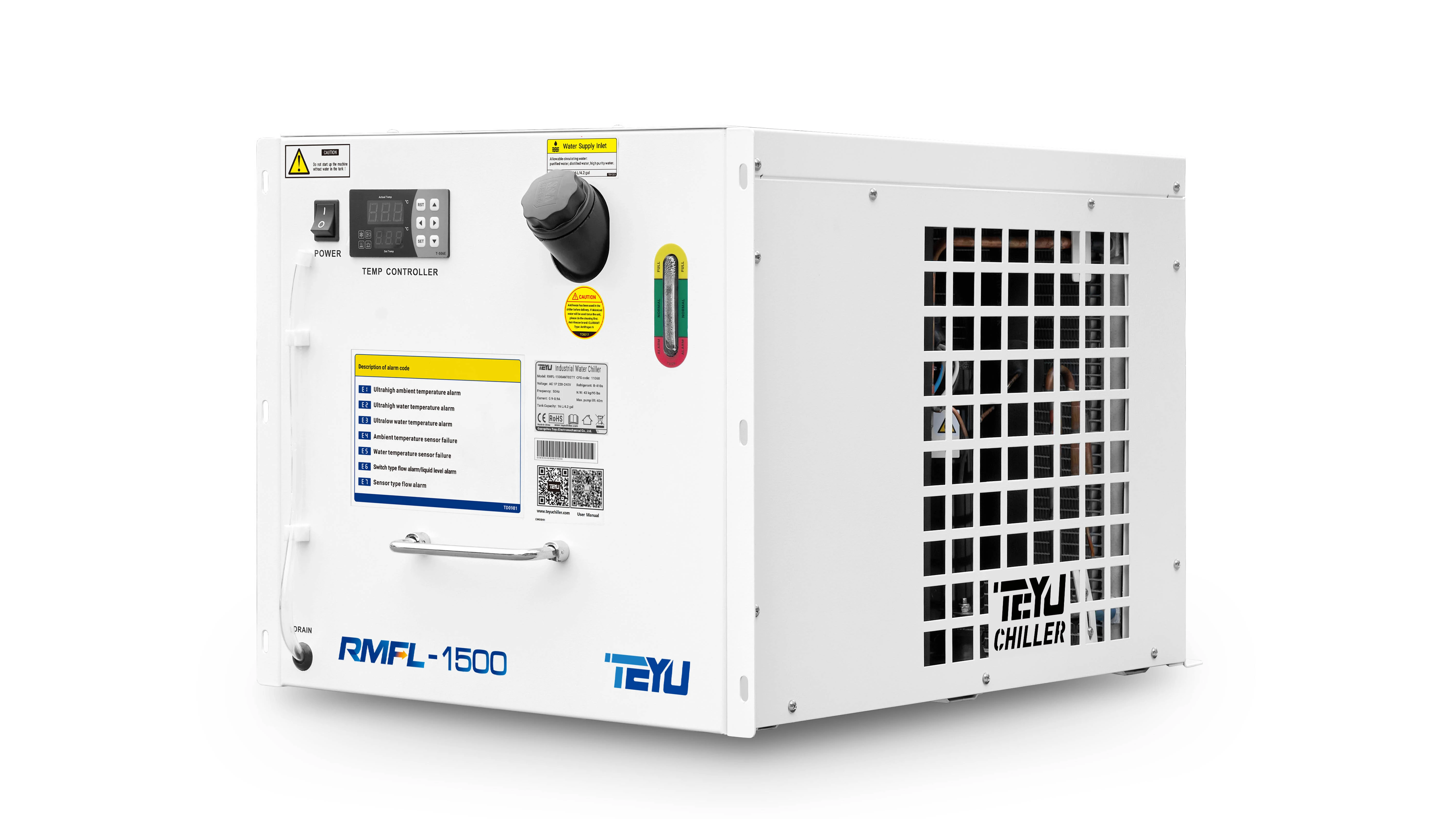 رف جبل Chiller RMFL-1500 ل 1500 واط محمولة ليزر لحام القاطع منظف