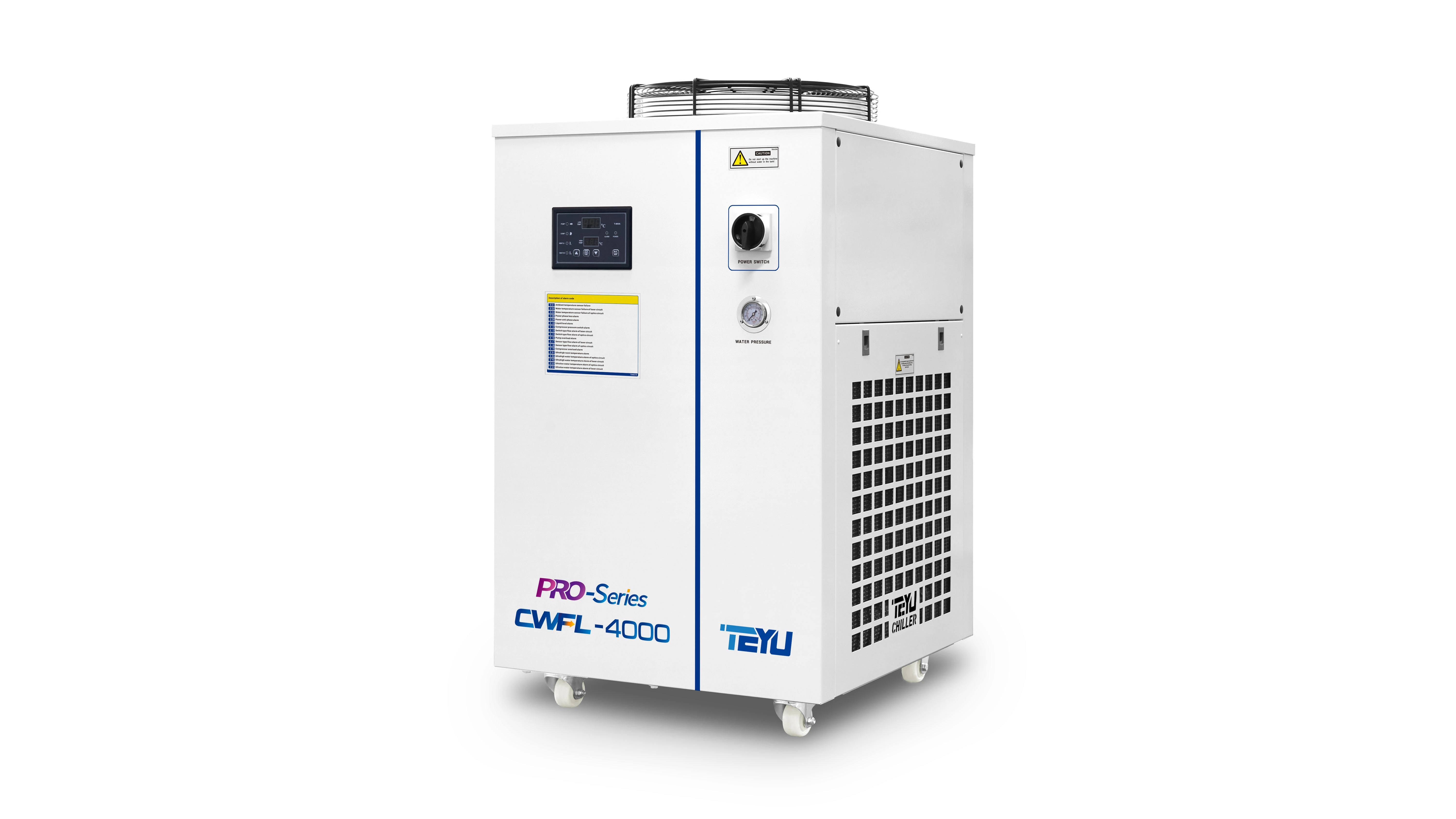 شركة تصنيع تايو تهدئة مصممة خصيصًا CWFL-4000 لليزر 4KW الألياف