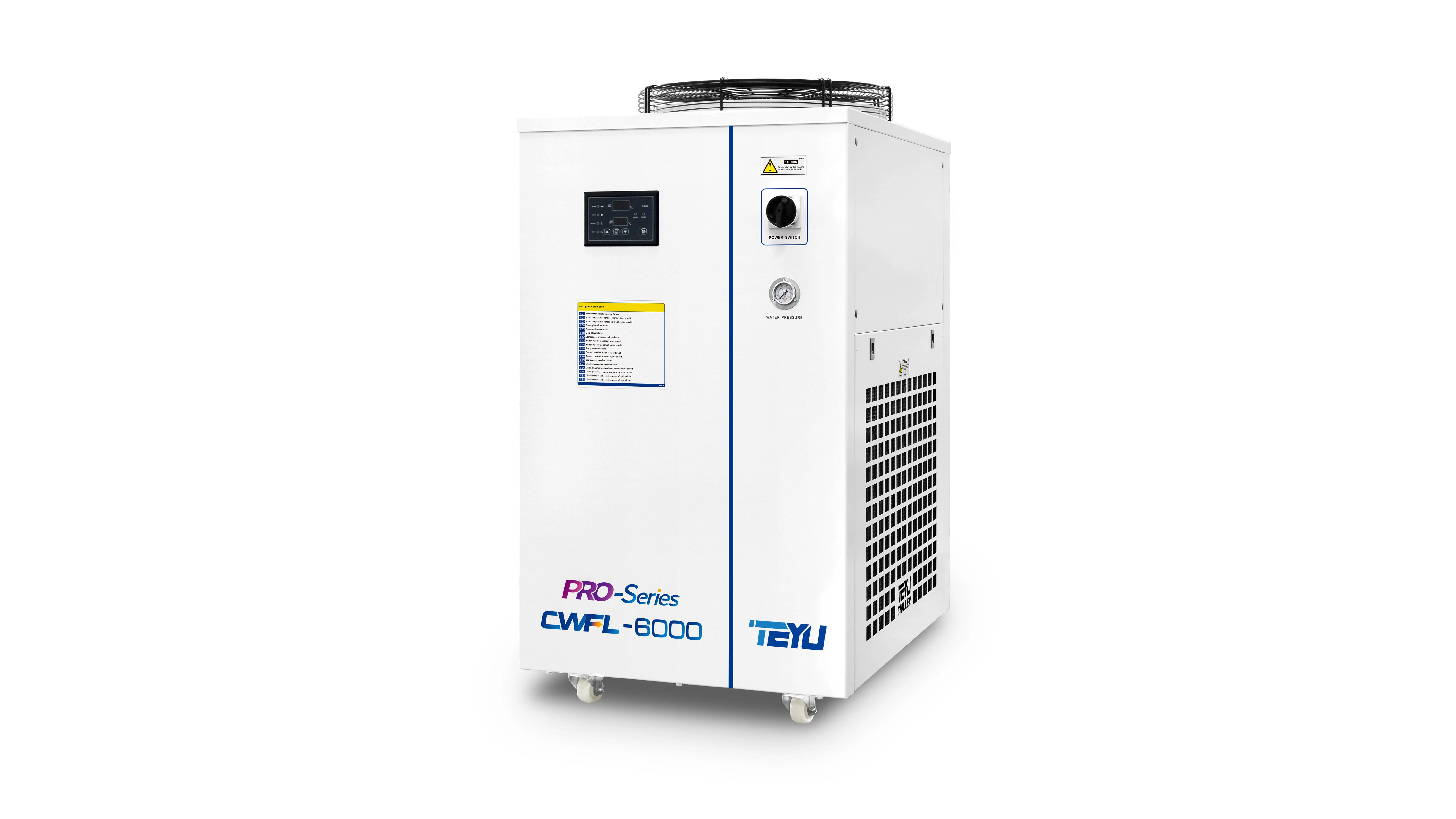 نظام التحكم في درجة الحرارة الصناعية CWFL-6000 لمعدات الليزر ذات الألياف ذات الطاقة العالية 6KW