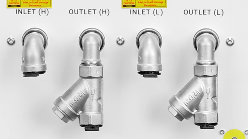 CWFL-2000 Laser Kühler Wassereinlass und -auslass