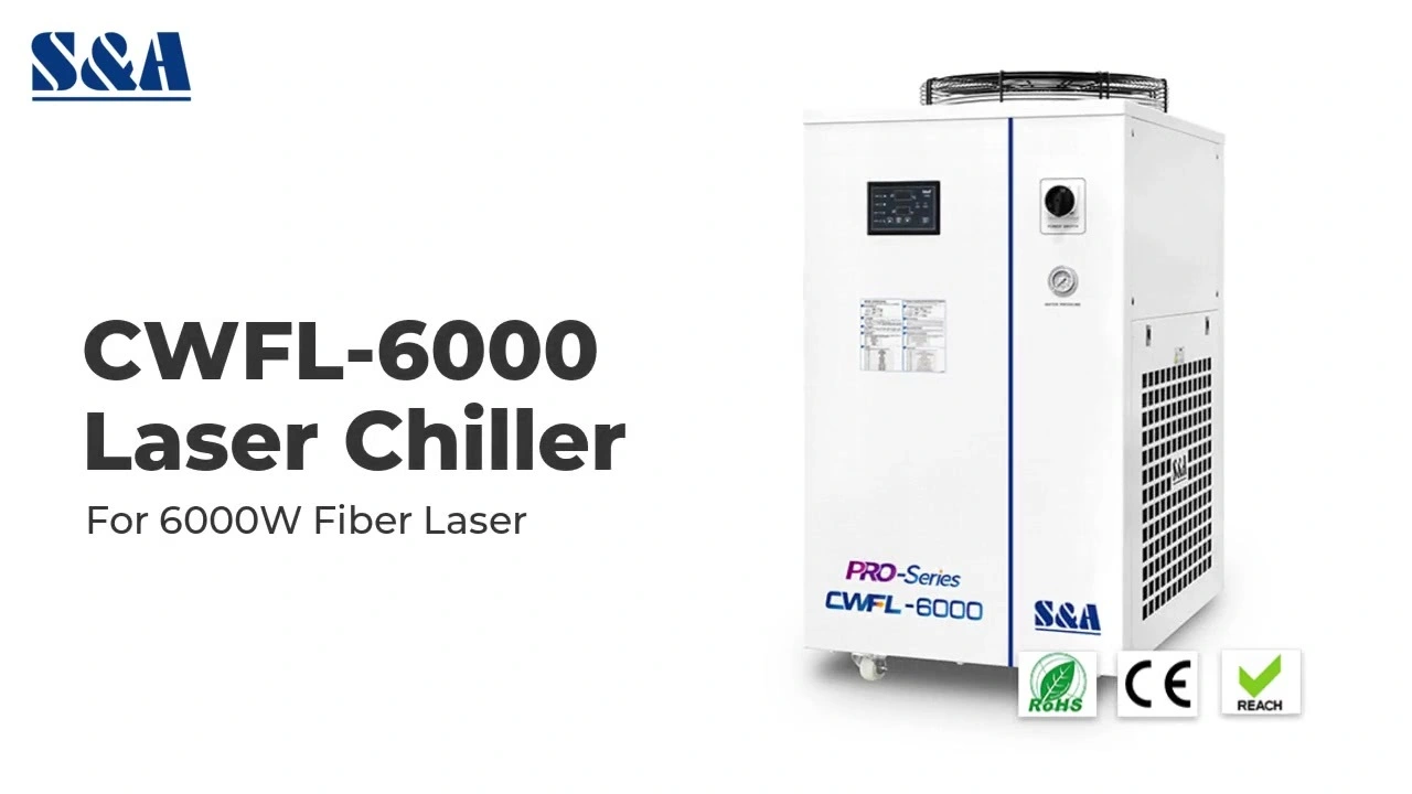 Industrie-Temperatur-Steuerungssystem CWFL-6000 für 6 kW Hochleistungsfaserlaser