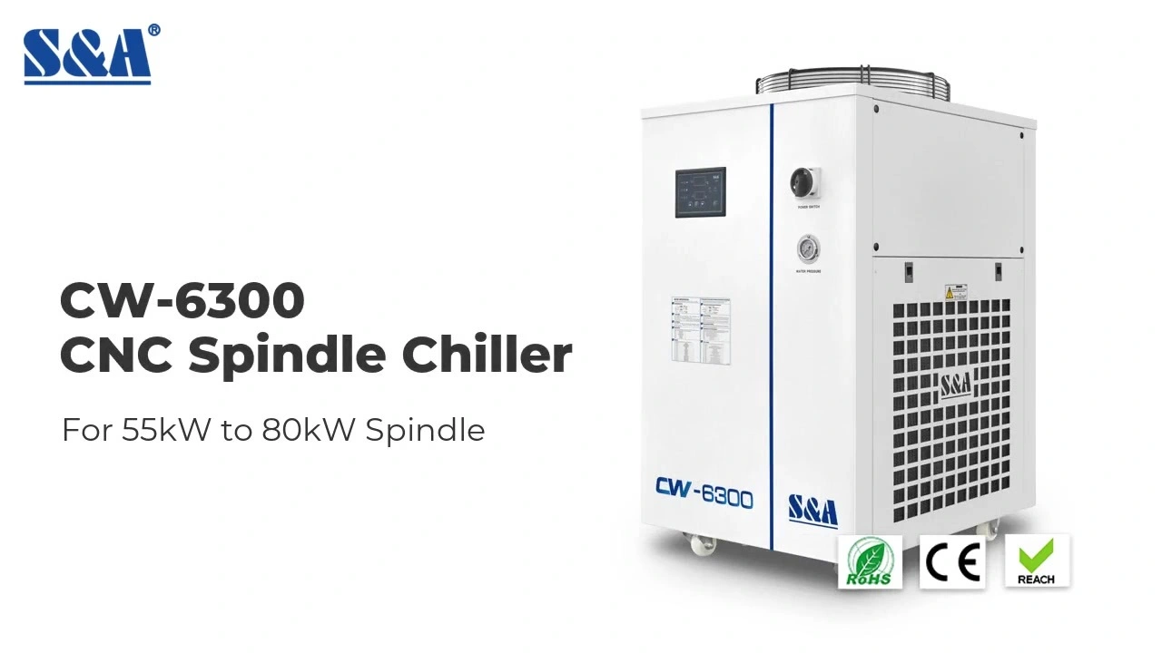 CNC Water Chiller CW-6300 for 55kW to 80kW Spindle 1