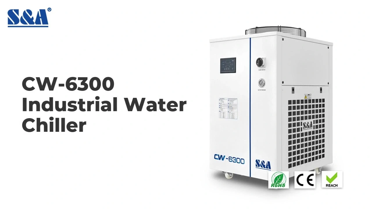Industrial Refrigeration Unit CW-6300 9000W Cooling Capacity 1