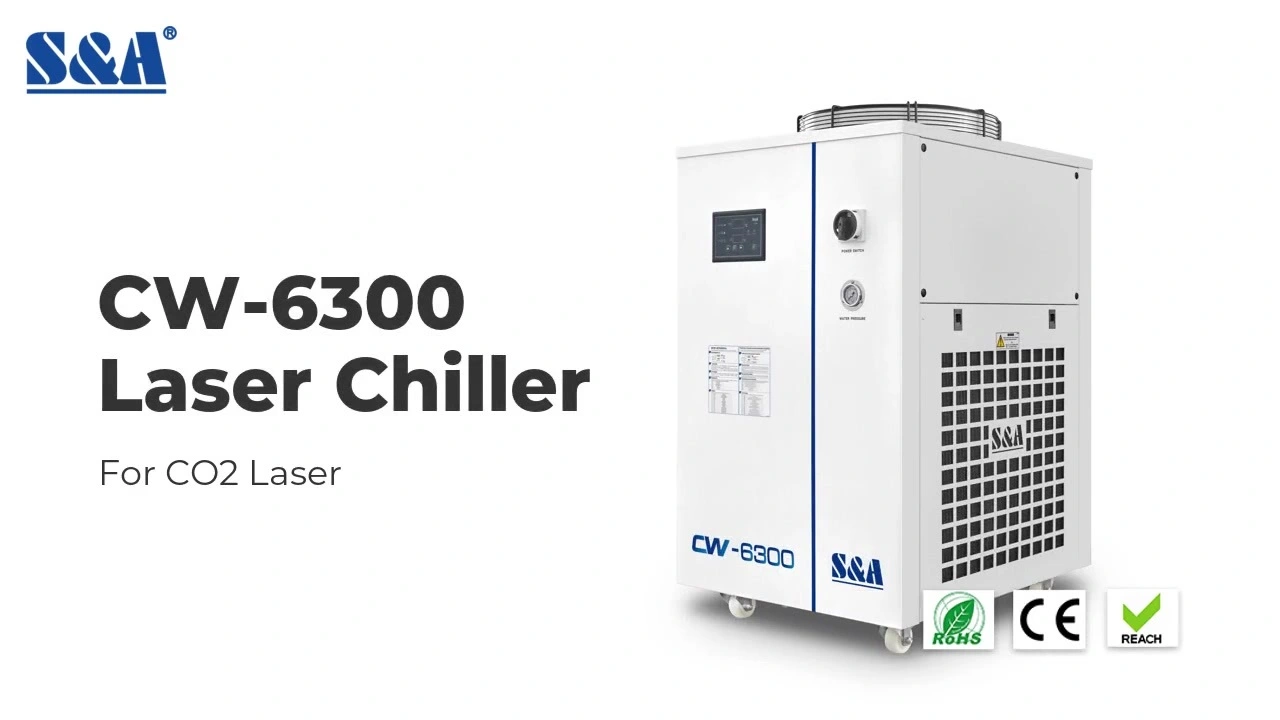 Water Chiller Machine CW-6300 for CNC CO2 Laser Cutting Machine 1
