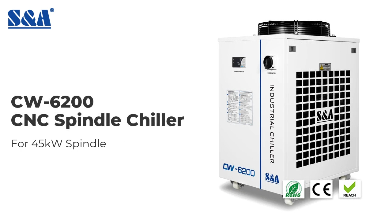 CNC-Spindelkühlsystem CW-6200 für 45 kW Spindel