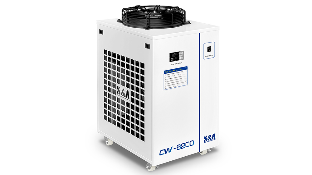 Système d'eau industrielle Refroidisseur CW-6200 Capacité de refroidissement de 5100 W