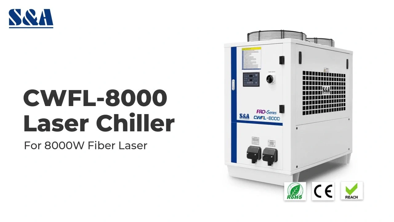 Industriewasserkühlsystem CWFL-8000 für 8 kW Faserlasermaschine