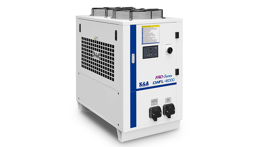 Industrielles Wasserkühlsystem CWFL-8000 für 8-kW-Faserlasermaschine