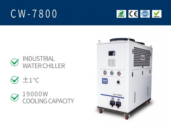 Refrigeratori d'acqua industriali CW-7800 19000W di capacità di raffreddamentu 1