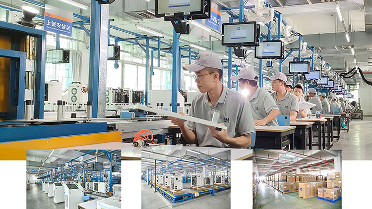 適用於6000W光纖雷射的雙溫冷卻水機組CWFL-6000 16