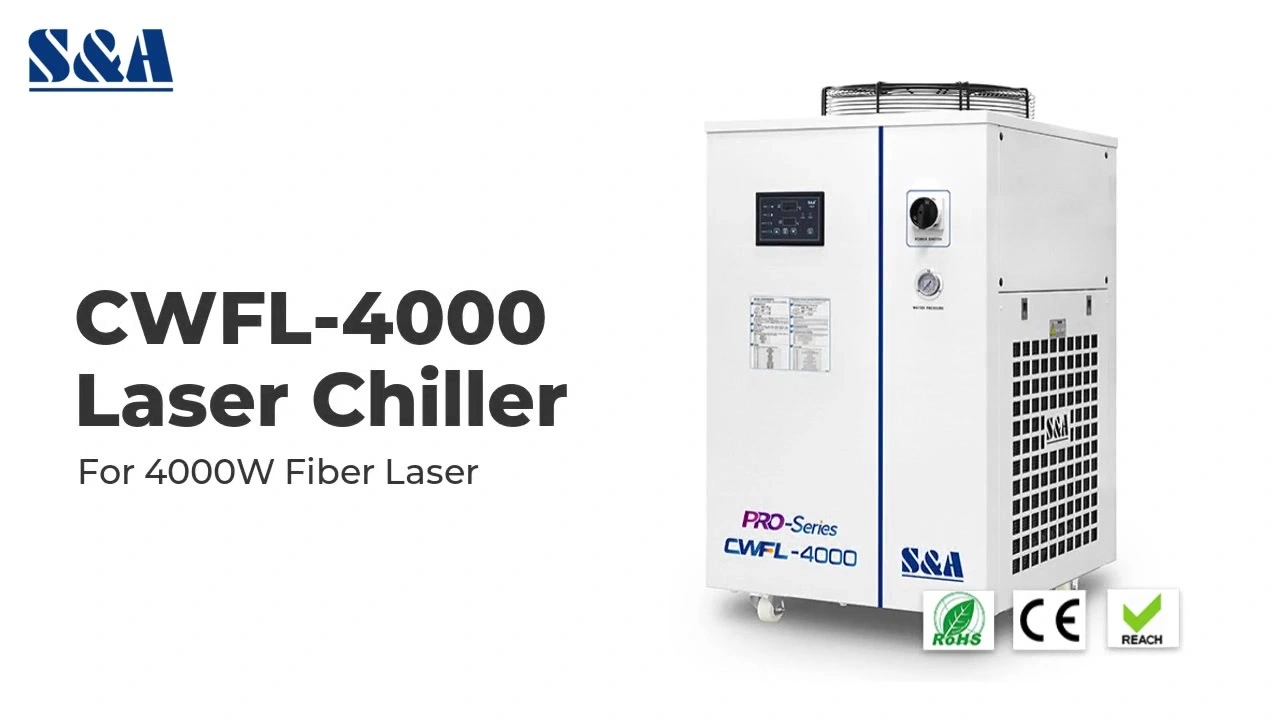 نظام التبريد الصناعي CWFL-4000 لآلة لحام الليزر الألياف 4KW