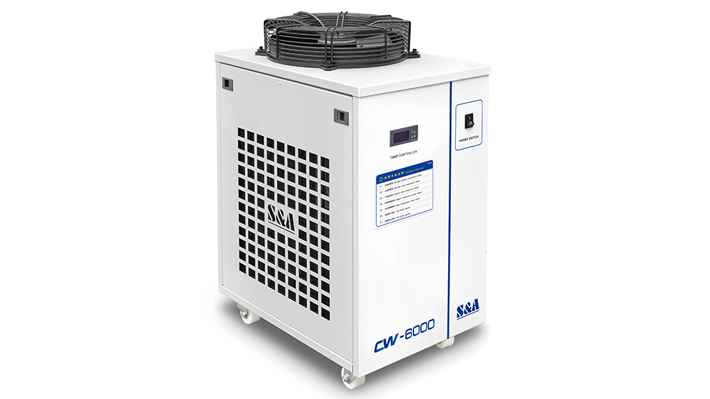 Industrial Chiller System CW-6000 3kW Cooling Capacity