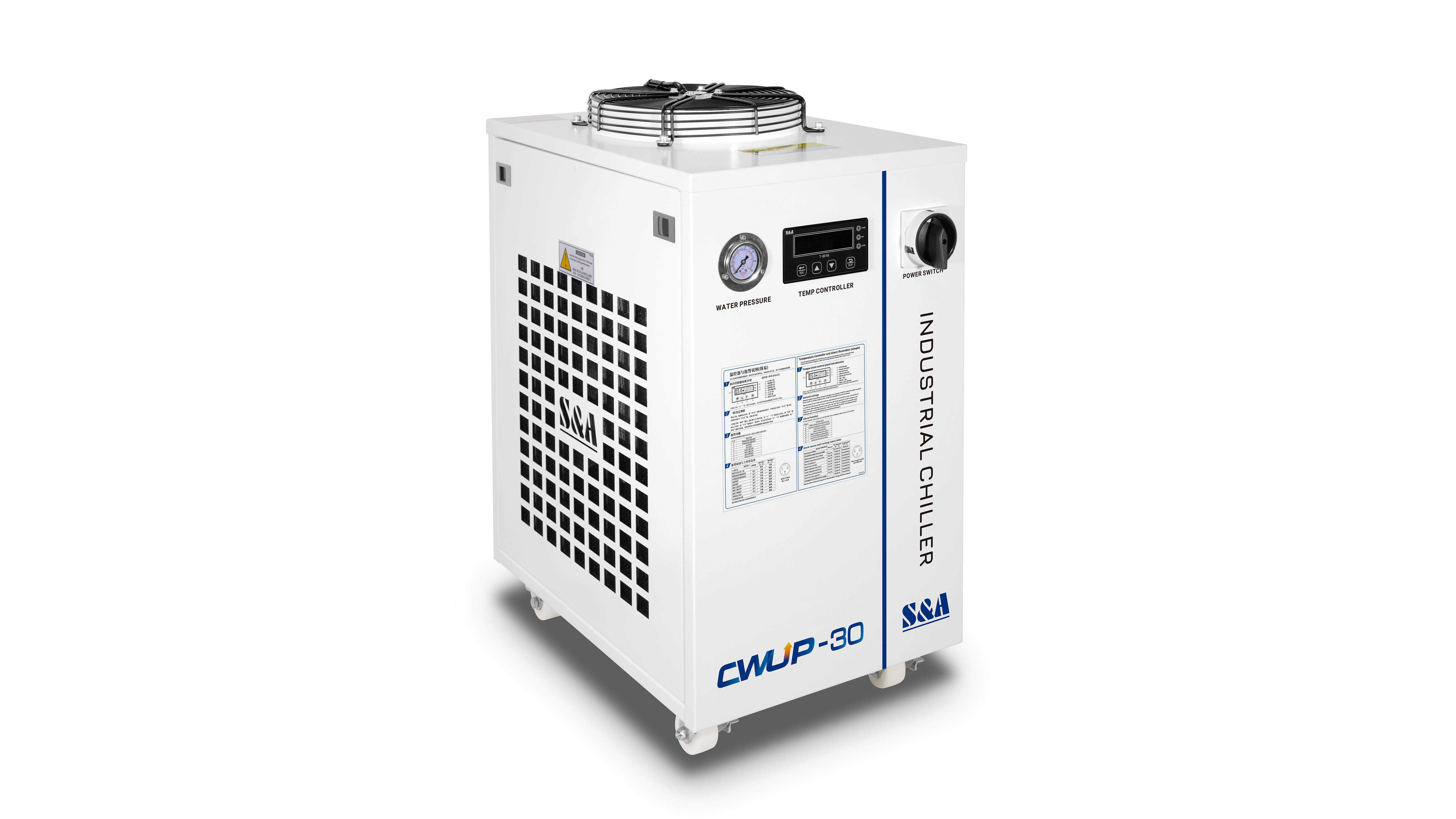 超高速レーザーUVレーザー用空冷式産業用チラーCWUP-30 ±0.1°Cの高精度温度制御 4