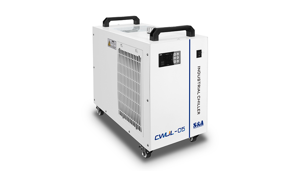 የታመቀ የሚዘዋወረው Chiller CWUL-05 ለ UV Laser Marking Machine