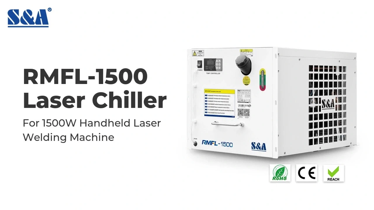 Rack Mount Chiller RMFL-1500 für 1500W Handheld-Laserschweißmaschine