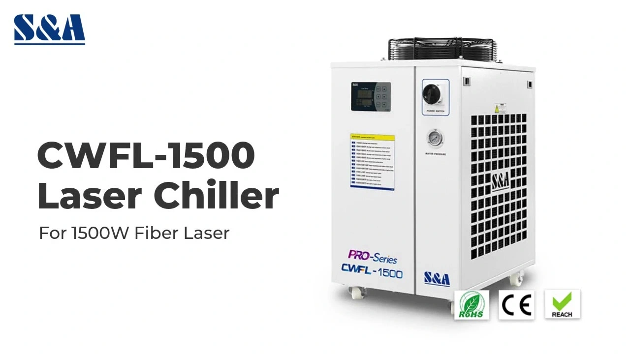 Procédé refroidisseur de refroidissement CWFL-1500 pour le coupe-laser à fibre 1500W