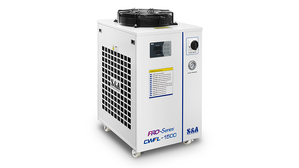 适用于1500W光纤激光切割机的工艺冷却冷水机CWFL-1500