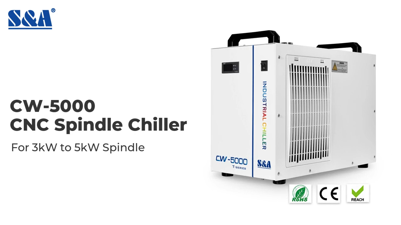 CNC المغزل Chiller CW-5000 لـ 3kw إلى 5KW مغزل