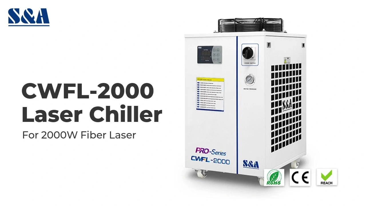 Luftgekühltes Wasserkühler-System CWFL-2000 für 2 kW Faserlasermetallschneider
