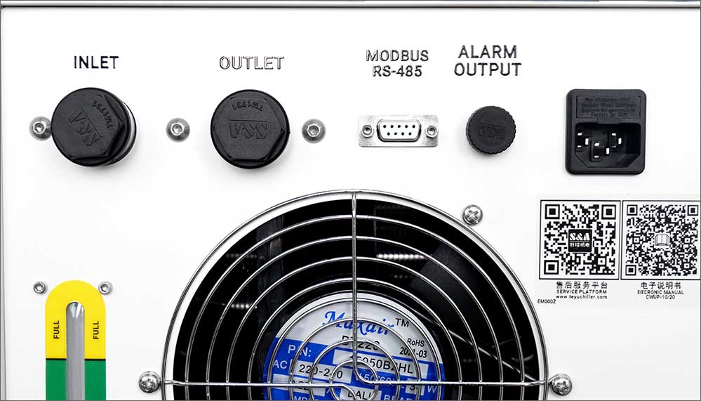 water inlet & outlet