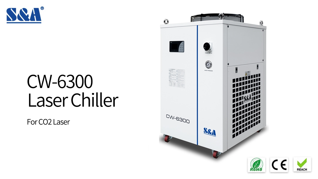 Air cooled water chillers CW-6300 cooling capacity 8500W Support Modbus-485 communication protocol 1