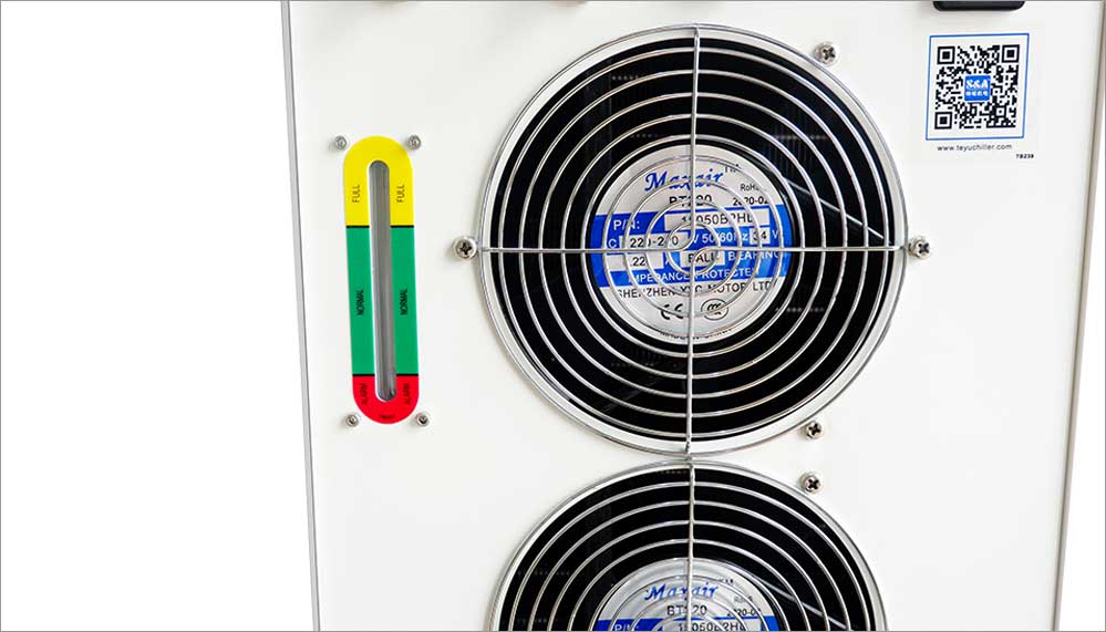  ventilator de răcire și indicator de nivel al apei