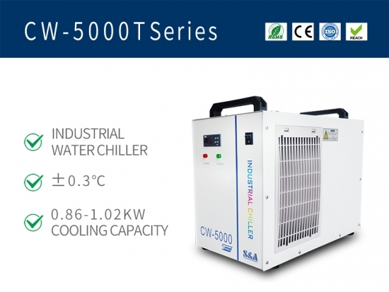 Pendingin Air Industri Pendingin Portabel Seri CW-5000T 220V 50/60Hz 1