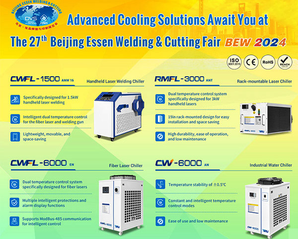 Lub Showcased Dej Chiller ntawm TEYU Chiller Chaw Tsim Tshuaj ntawm BEW 2024