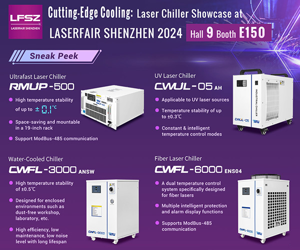 TEYU Chiller Chaw Tsim Tshuaj yuav koom nrog LASERFAIR yav tom ntej hauv Shenzhen