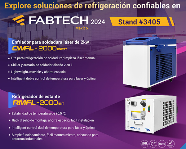 I-Showcased TEYU Industrial Chiller kwi-FABTECH Mexico