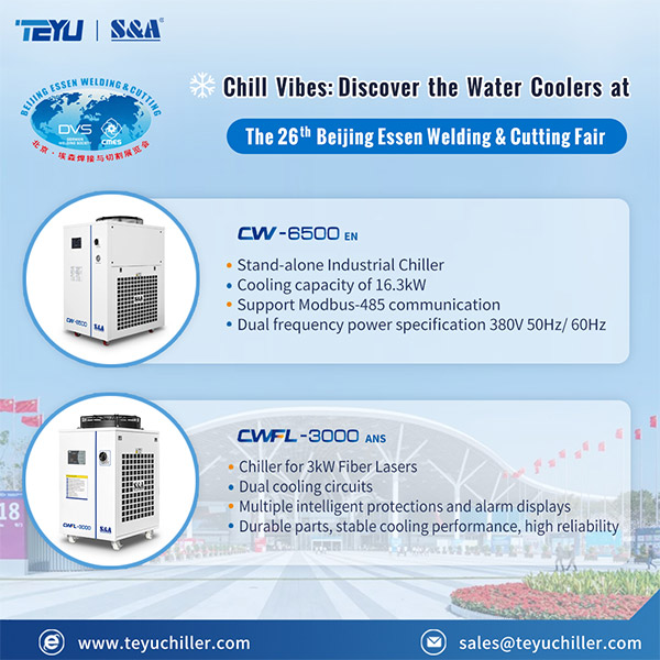 Өнөр жай процессинин муздаткычы CW-6500EN Fiber Laser Chiller CWFL-3000ANS