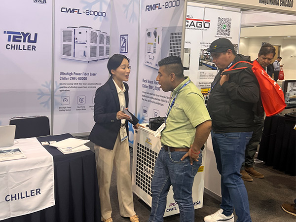  TEYU S&A FABTECH Mexico 2023 Sərgisində Sənaye Soyuducuları