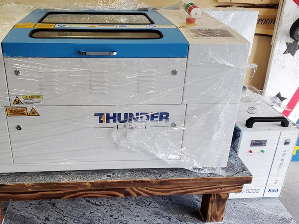 Teyu CO2 Laser Chiller CW-5000 for Thunder CO2 Laser Cutting Machine