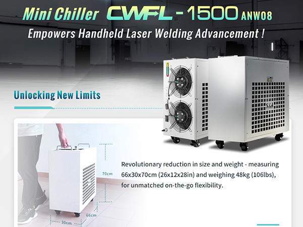  TEYU Mini Handheld Laser Welding Chiller CWFL-1500ANW08