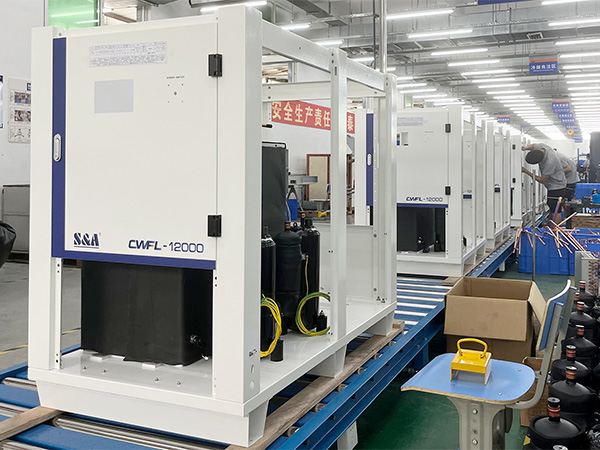 S&A 工业冷水机产品线