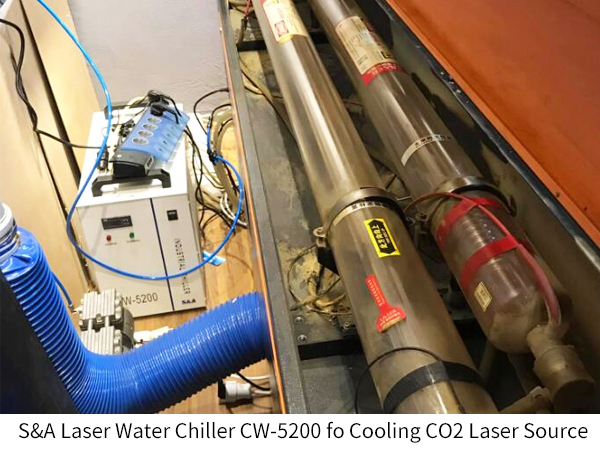 TEYU S&A CO2 Laser Chiller CW-5200 ለ CO2 ሌዘር ምንጮች
