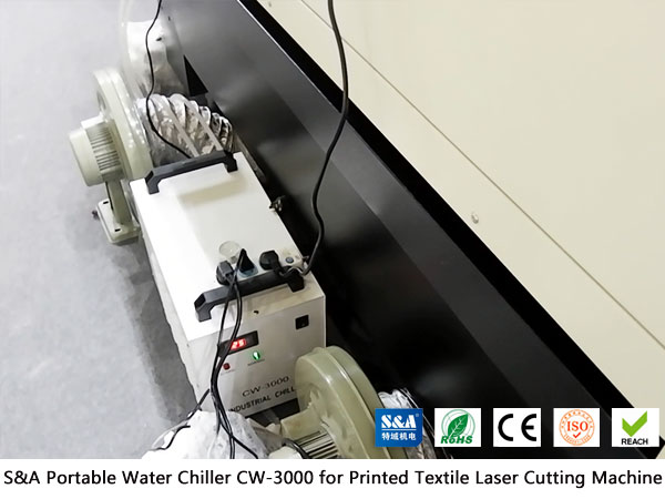 Portable Dej Chiller CW-3000 rau Luam Ntawv Textile Laser Tej Tshuab