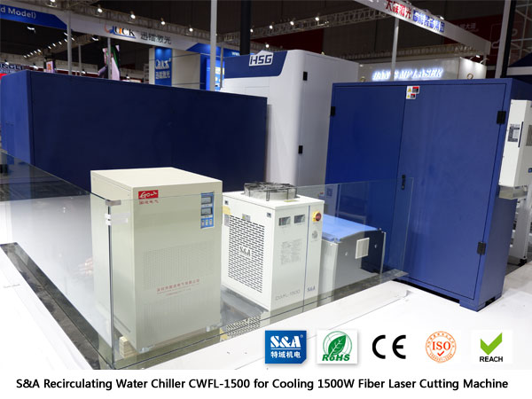 مبرد مياه معاد تدويره CWFL-1500 لتبريد آلة القطع بالليزر الليفي بقدرة 1500 واط