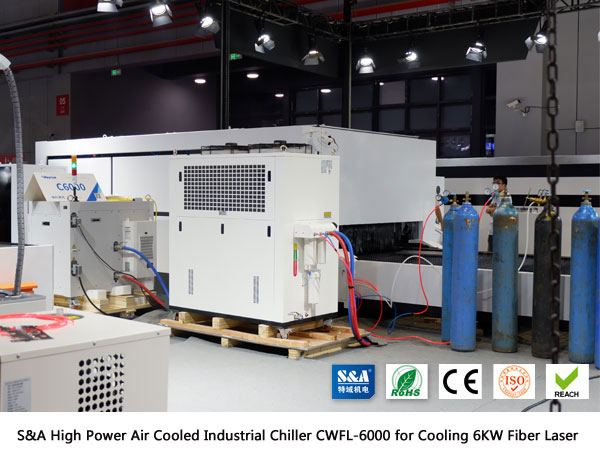 S&A Teyu жогорку кубаттуулуктагы аба муздатылган өнөр жай муздаткыч CWFL-6000 өлчөмү кандай? 2