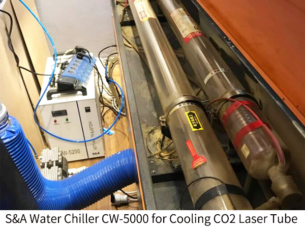 CO2 laser tube water chiller CO2 laser tube water chiller