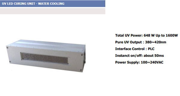 UV LED curing unit specification UV LED curing unit specification