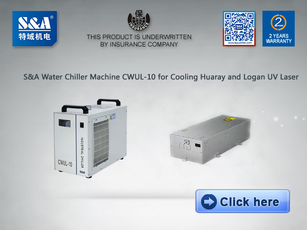 Water Chiller Machine CWUL 10 for Cooling Huaray and Logan UV Laser 2